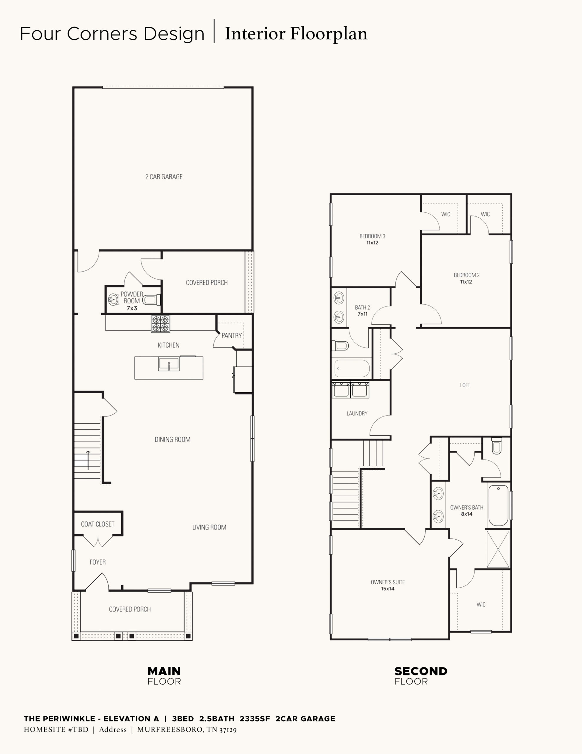 The Periwinkle by Four Corners